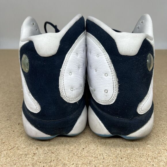 USED sz 12 Air Jordan XIII 13 "Obsidian" Basketball Shoe Retro 414571 144 - Picture 6 of 10